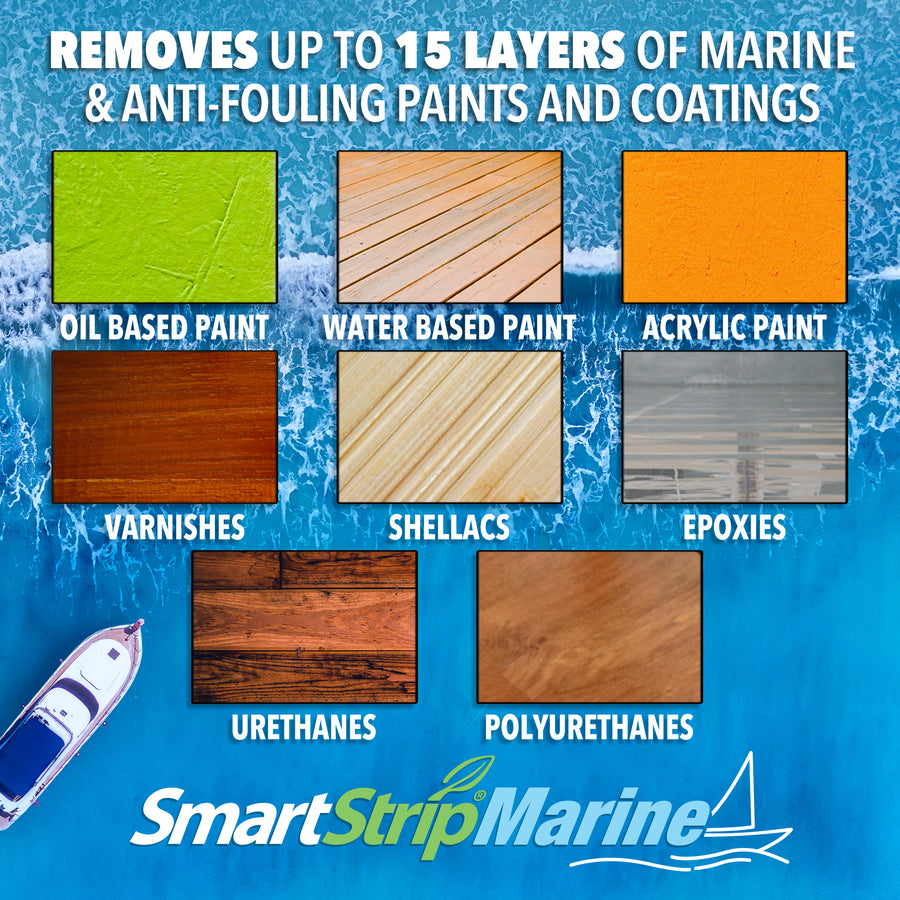 Smart Strip® Removedor de Pintura Marina - Muestra de 1/2 Galón