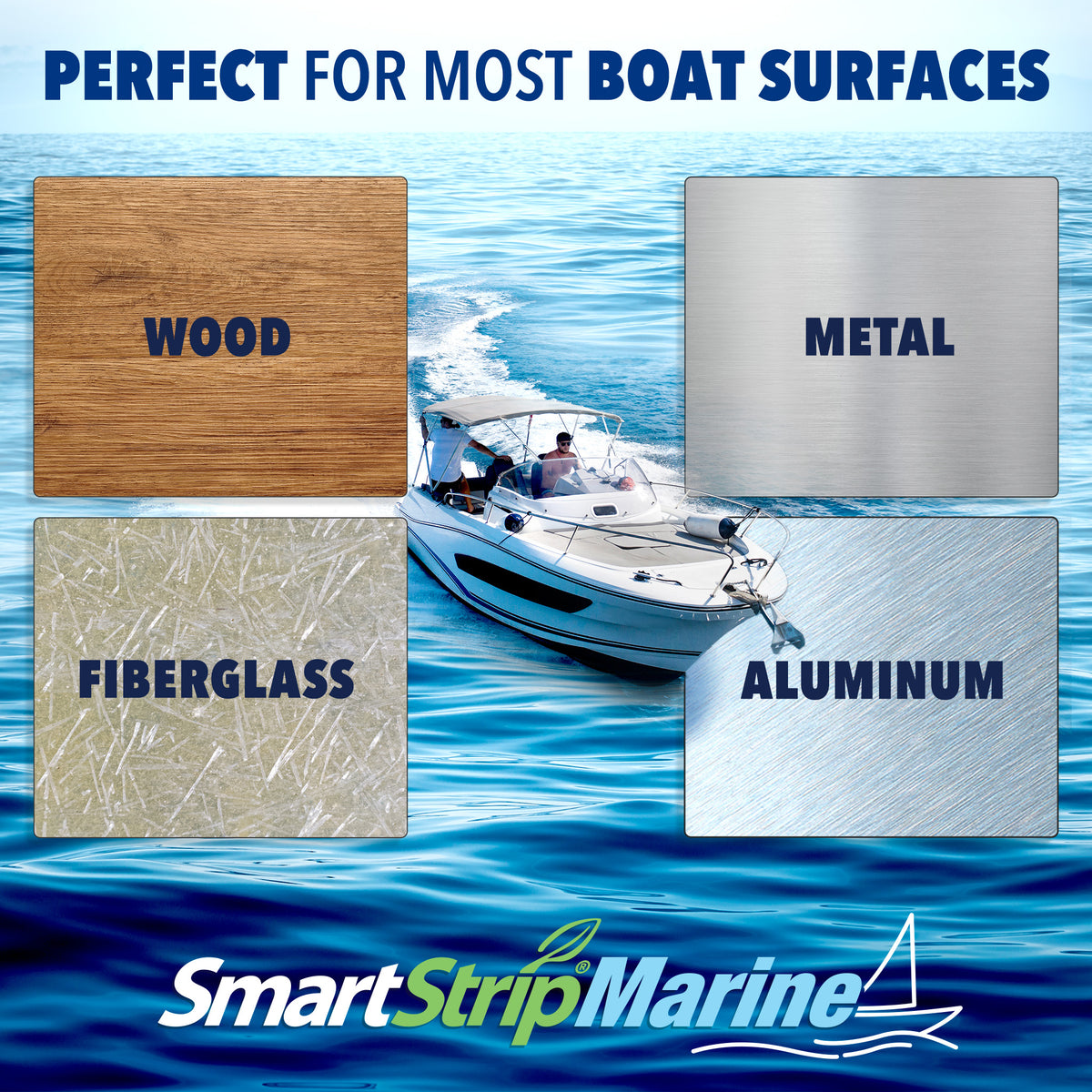 Smart Strip - Removedor de pintura marina, para barcos de madera, fibra de  vidrio, metal y aluminio y más, tira hasta 15 capas de poliuretano y