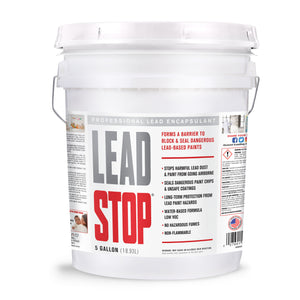 Lead Stop® Encapsulant professionnel pour le plomb - 5 gallons