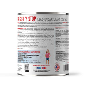 Lead Seal 'n Stop® Lead Encapsulant - Échantillon de 1/2 gallon