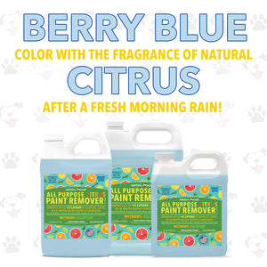 Watch Dog® All Purpose Citrus Paint Remover Gel - Berry Blue - 1 Quart Sample