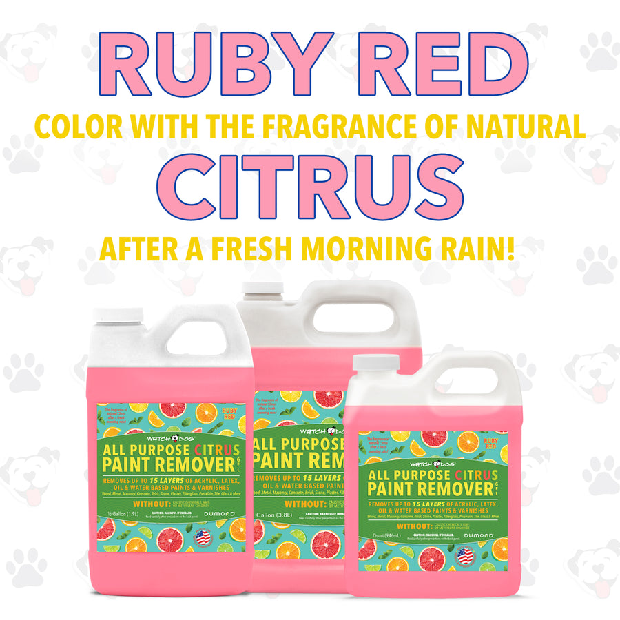 Watch Dog® All Purpose Citrus Paint Remover Gel - Ruby Red - 1 Quart S ...