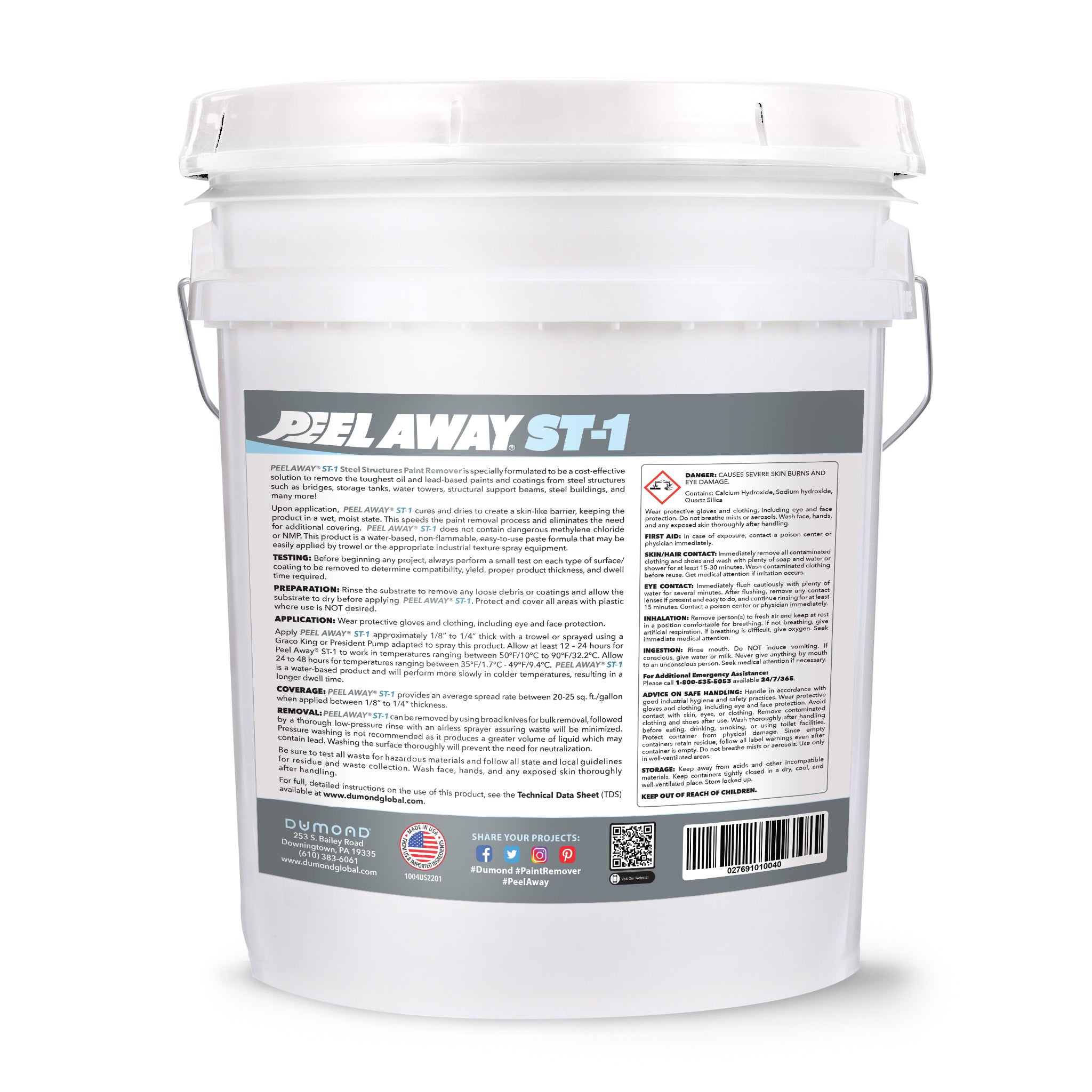 Peel Away® ST1 Steel Structure Paint Remover Dumond