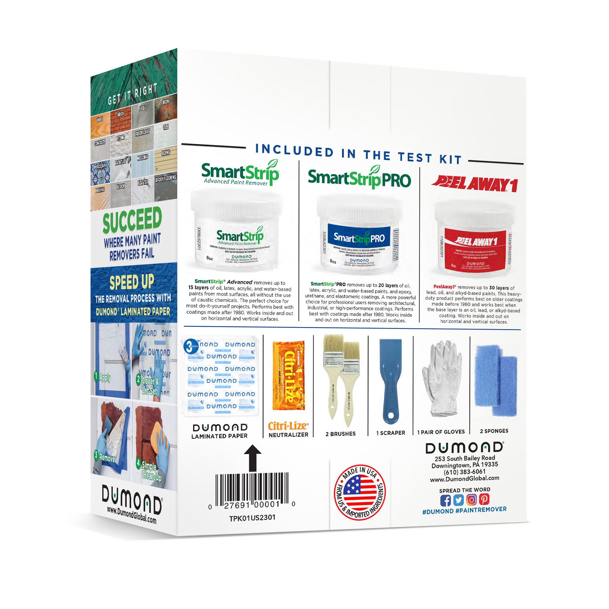 Dumond® Paint Removal Test Kit