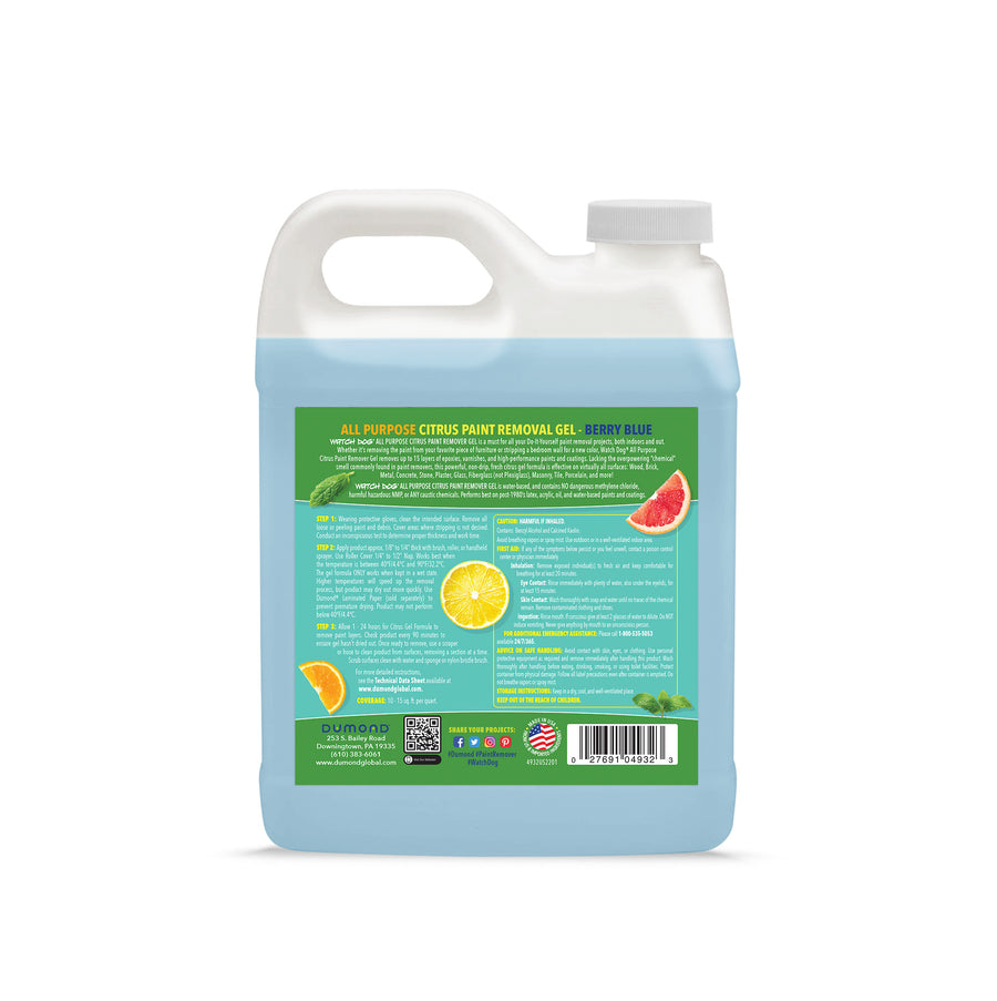 Watch Dog All Purpose Citrus Paint Remover Gel Berry Blue 1 Quart watch-dog-all-purpose-citrus-paint-remover-gel-berry-blue-1-quart