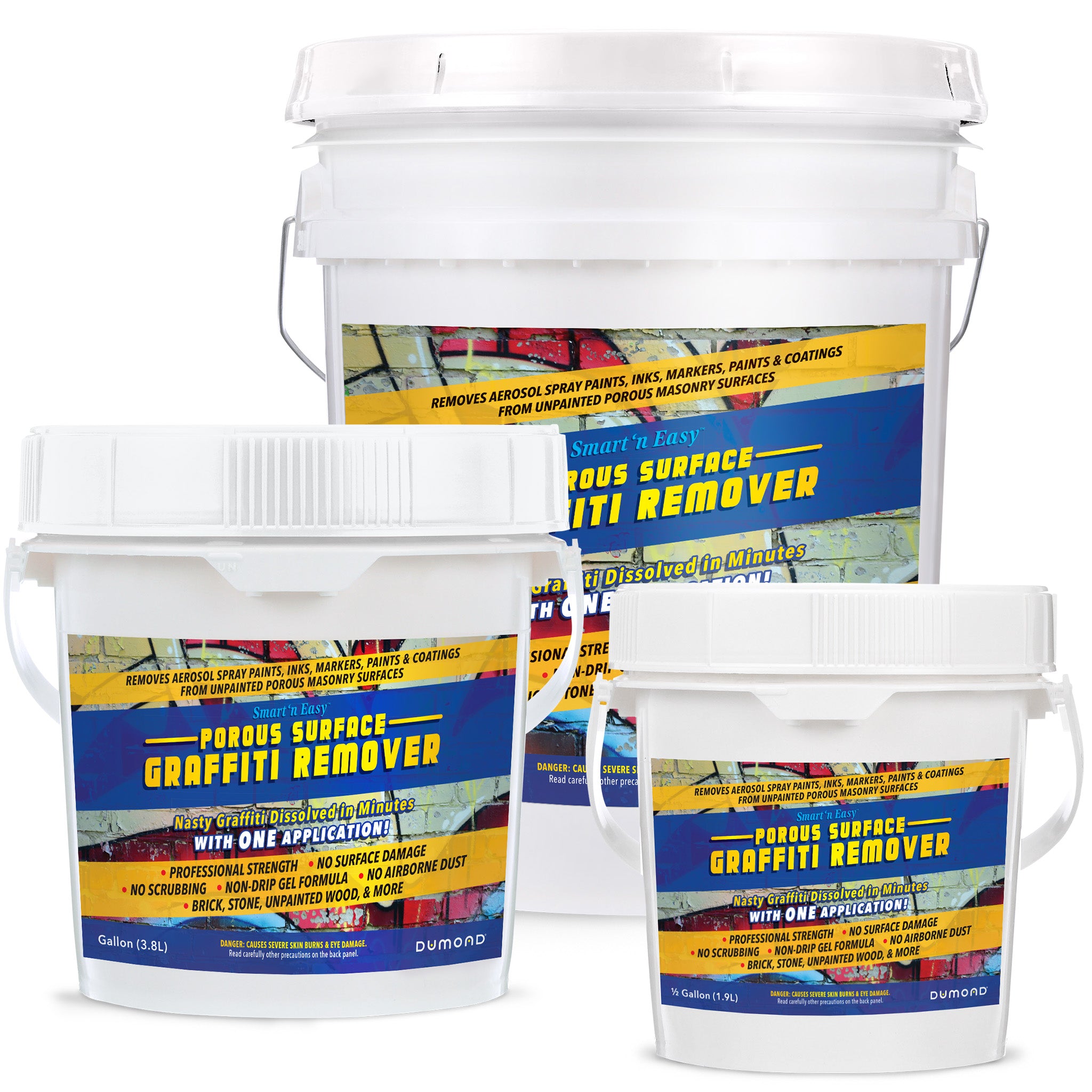 Smart Strip® Auto Graffiti & Adhesive Remover - 1/2 Gallon Sample – Dumond