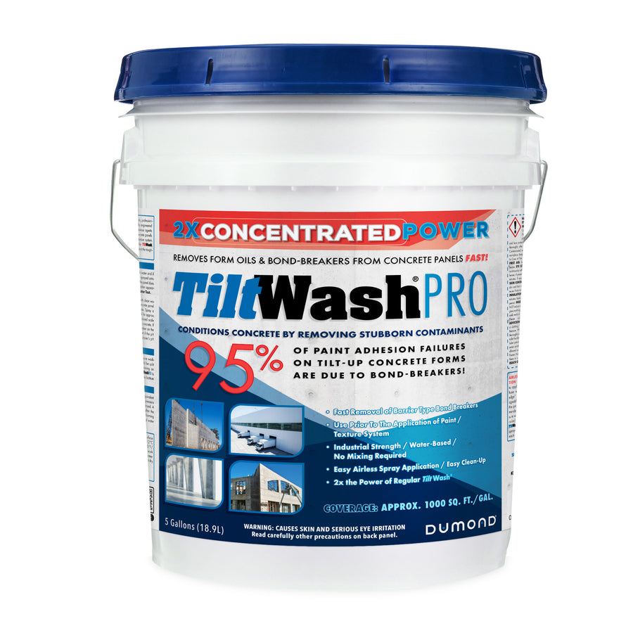 Tilt Wash® PRO Concrete Cleaner & Bond Breaker Remover - 5 Gallons