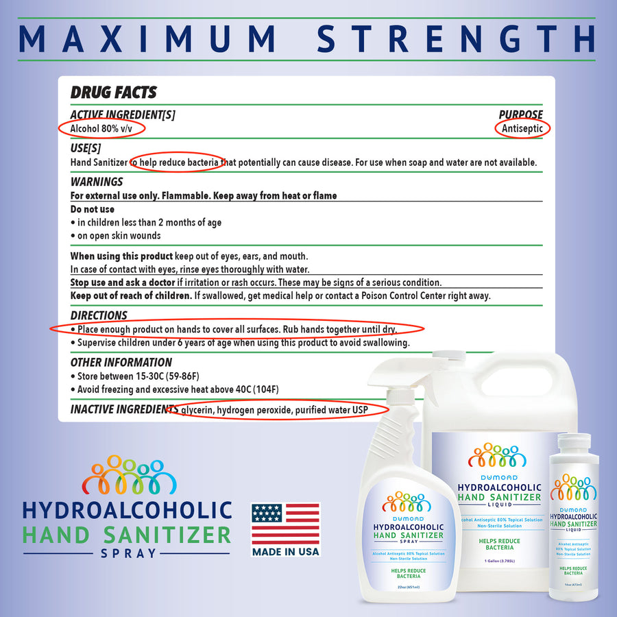 Dumond® Hydroalcoholic Hand Sanitizer